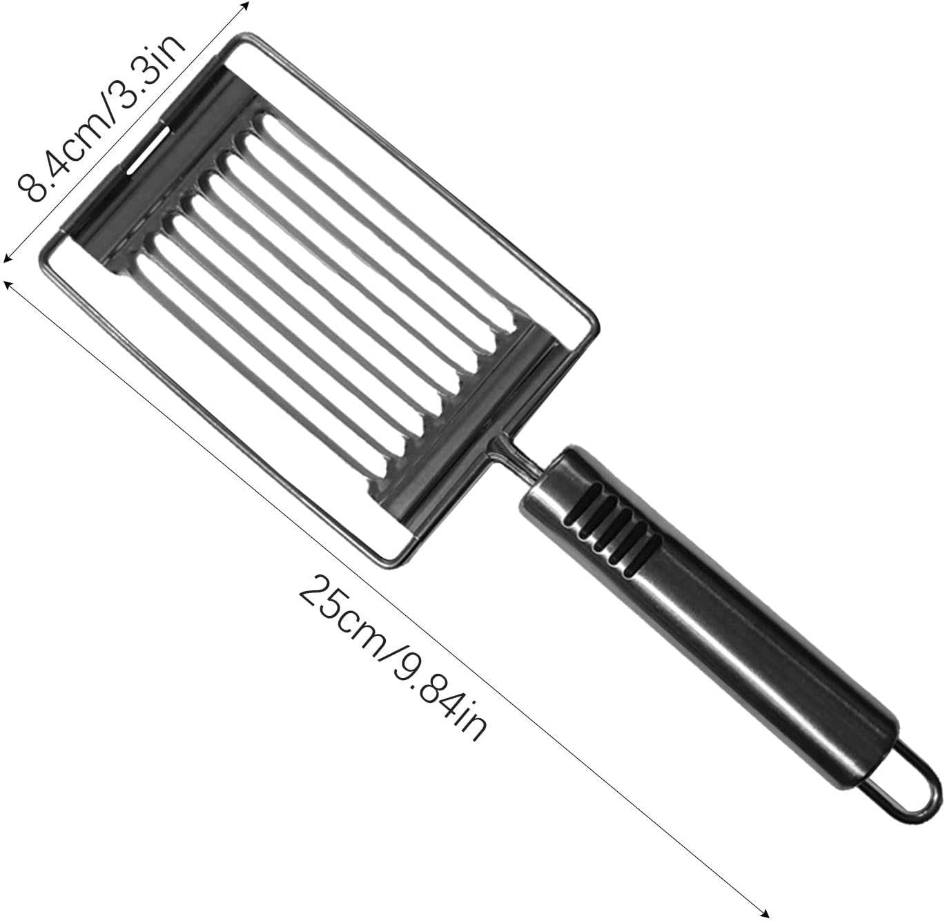 portatile a, taglio del prosciutto a taglio di uova bollito in acciaio inossidabile, versatile strumento di affetto da cucina gadget cucine per casa cucina cucinare utensili taglio