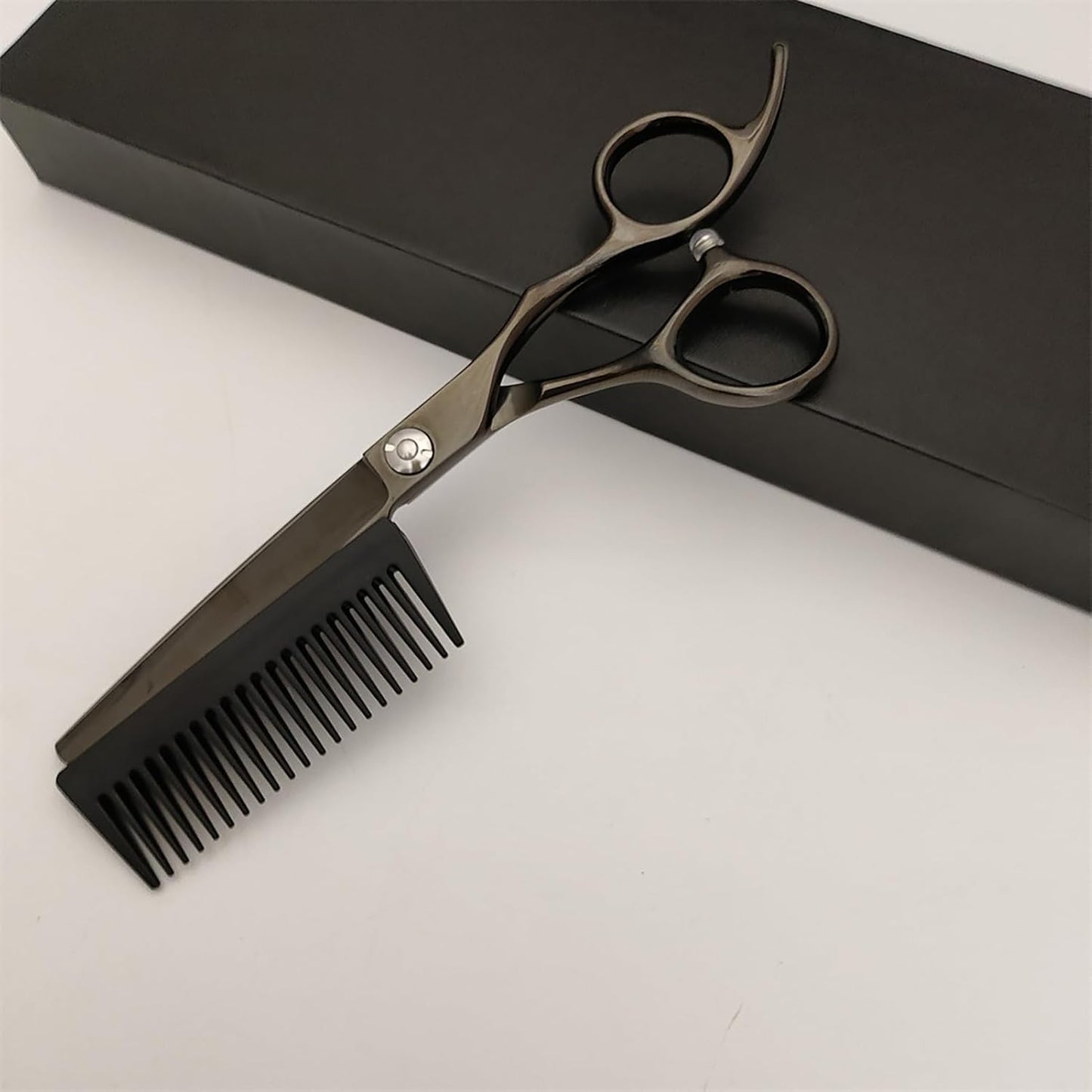 Forbici per Taglio Capelli - Attrezzi Per Taglio Capelli | Forbici Sfoltitrici 2 in 1 con Pettine Rimovibile per Uomo Donna Taglio Capelli a Casa Viaggio Parrucchieri Salone Domestico Cura Personale