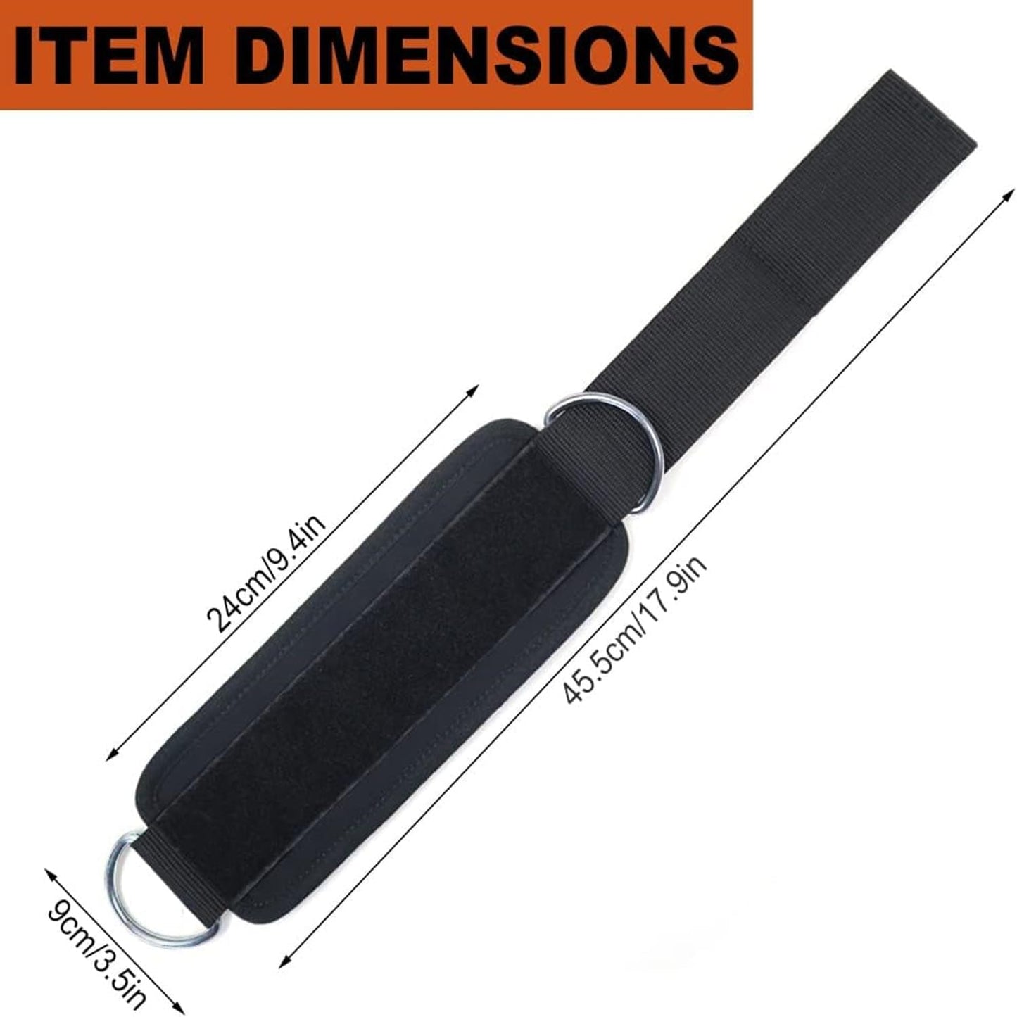 Ankle Strap for Cable Machines and Resistance Bands, Work Out Cuff Attachment for Home & Gym, Booty Workouts Kickbacks, Leg Extensions, Hip Abductors, for Women