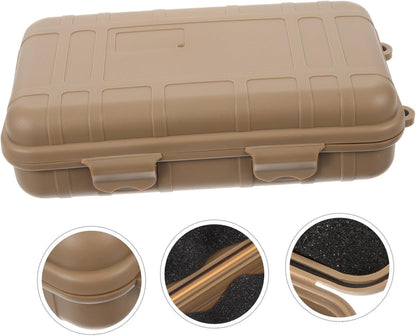 LAPYAPPE Survival Device Storage Case Durable Shockproof Organizer Tool Box for Outdoor Supplies Compact Lightweight Material for Camping Emergency Preparedness