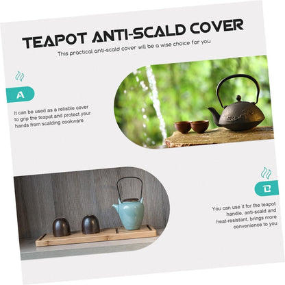 CONGARTENO Teapot Handle Protectors Kettle Handle Cover Washable Reusable for Tea Kettle