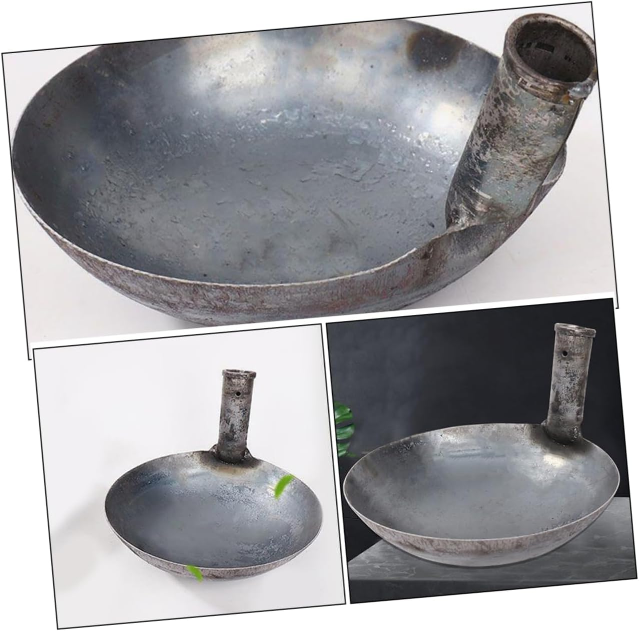 Milisten Garden Iron Water Ladle Scoop Ergonomic Long Handle Capacity Practical Tool for Watering Feeding and Material Handling Kitchen and Garden Use Easy to Clean