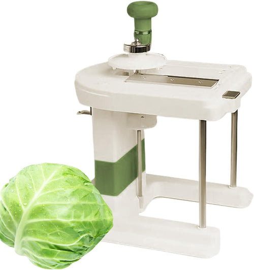 Cabbage Slicer Chopper - Manual Vegetable Cutter Tool, Stainless Steel Blade | Handheld Food Shredder Cutter Compact Salad Maker Used in Kitchen, Prep Setup, Home, Cooking Arrangement, Kitchen Helper