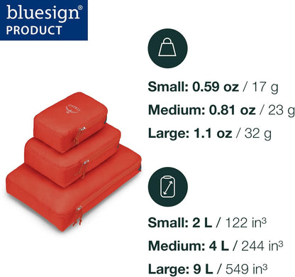 Osprey Ultralight Packing Cube Set, Mars Orange