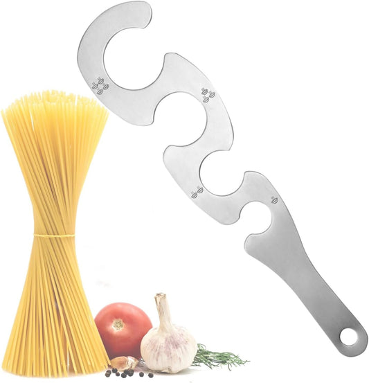 Spaghetti Pasta Measure Spaghetti Pasta Measurer Tool with 4 Serving, Stainless Steel Spaghetti Measure Portion Control Gadgets for Kitchen Cooking Tool