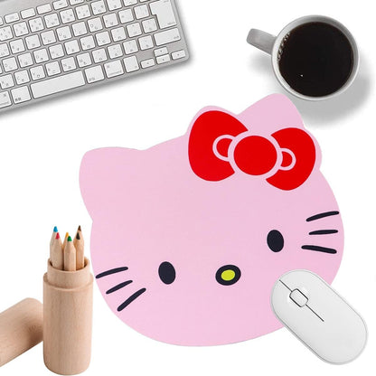 NTSEOT Kawaii Hello Kitty Mouse Pad, Cute Mouse Pad for Computer Laptop - Hello Kitty Accessories - Mousepad for Women, Office Desk Decor Stuff (Pink)