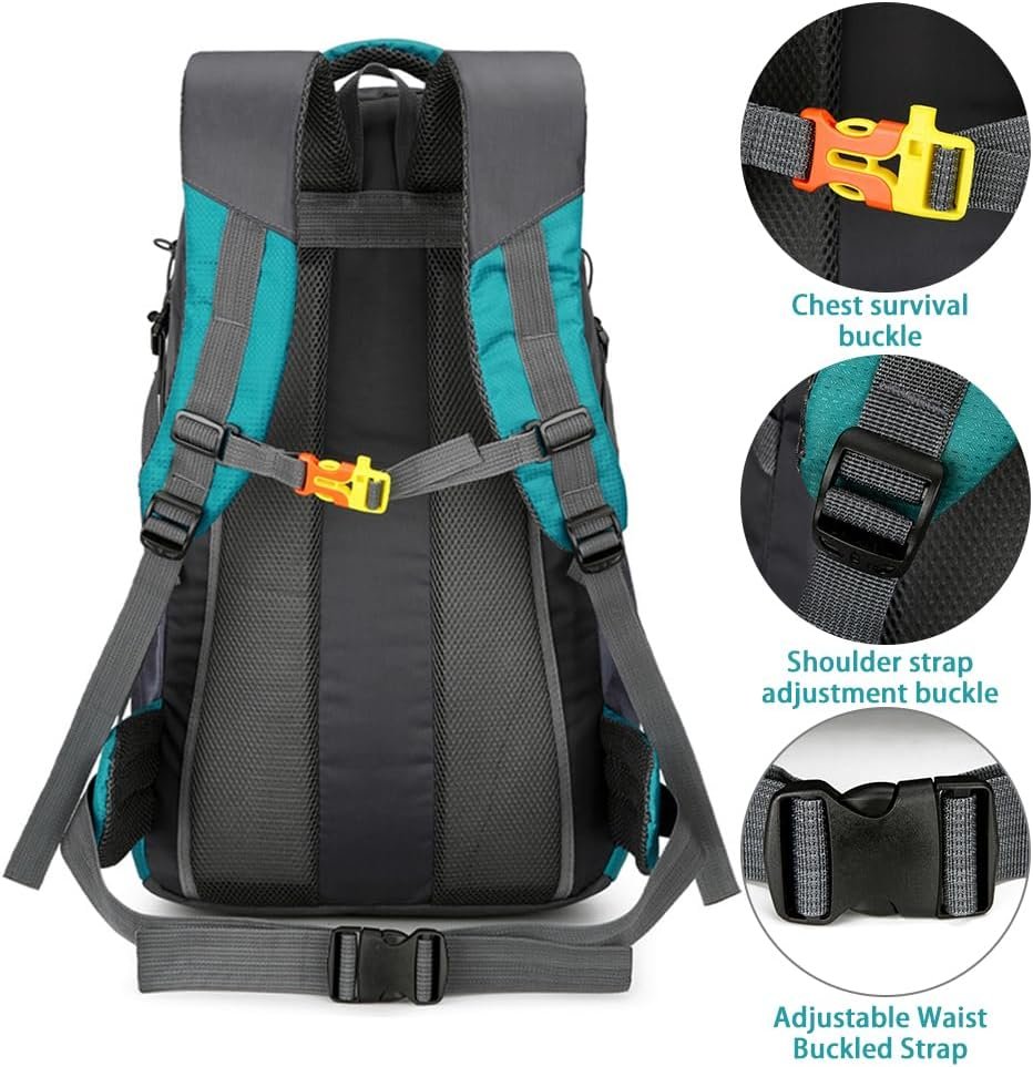 Hiking Backpack 60L Water-resistant Camping Backpack for Men and Women Outdoor Sport Travel Mountaineering