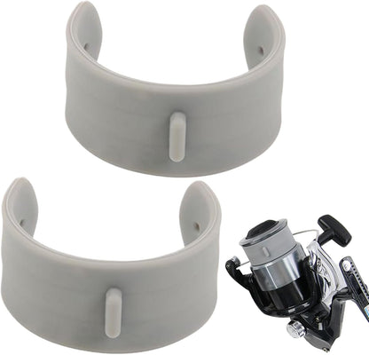 Bsbkoj Fishing Reel Lines Keeper, High-Elastic Spool Cup, 83 mm /3,27 pollici 34 mm/1,34 pollici Protector, Stretch-Fit Cover, 2 Set, for Travel, Outdoor Trips, Anglers Gear, Water Drop Fishing