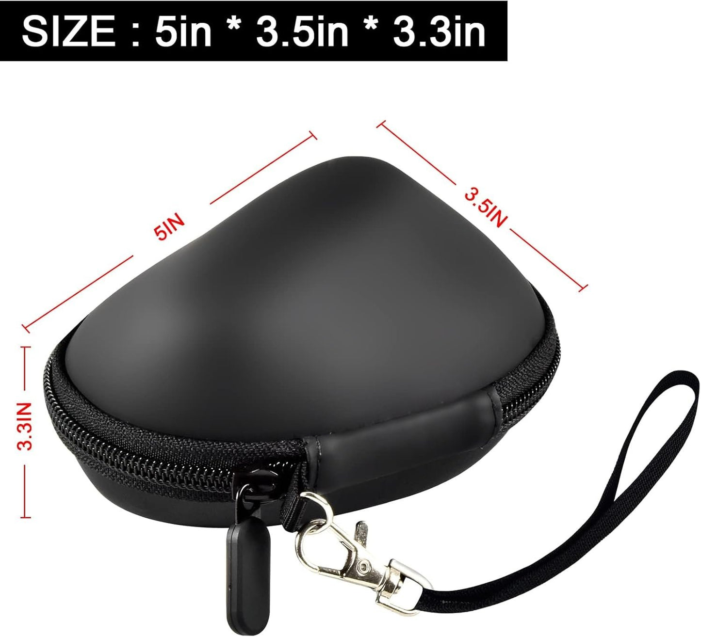 ANKHOH Case for Logitech Lift Vertical Ergonomic Mouse, Travel Carrying Holder Storage Box for Logi Wireless Bluetooth Cordless Upright Mouse - Bag Only (Black)