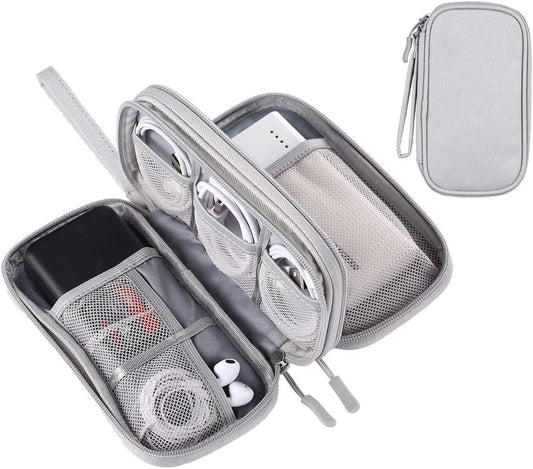 DDgro Electronics Travel Organizer, Waterproof Tech Accessories Pouch Bag