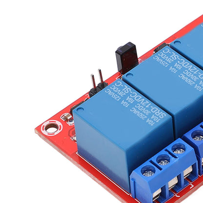 4 Channel Relay Module Infrared Remote Control Switch Set for Home Automation System (12V)