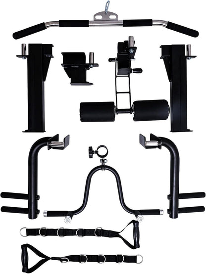 Altas Strength Light Commercial Home Gym Smith Machine with Pulley System Linear Bearing Cage Workout Upper Body Strength Training Equipment Leg Developer Weight Lifting Machine 3059