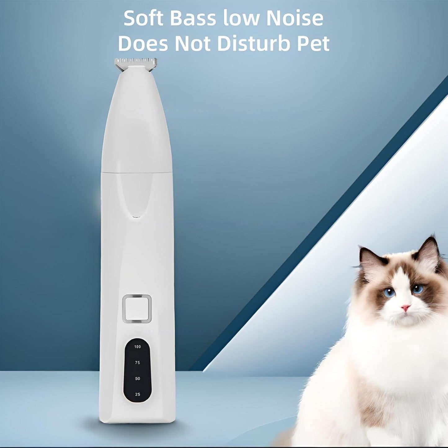 Gupcaqosjw Dog Hair Trimmer - Cordless Dog Grooming Clippers,With LED Light, Digital Display, 2 Speeds Adjustable, Pet Supplies For Home Travel Daily Care