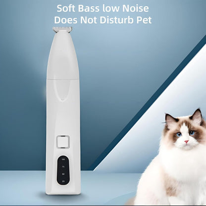 Gupcaqosjw Dog Hair Trimmer - Cordless Dog Grooming Clippers,With LED Light, Digital Display, 2 Speeds Adjustable, Pet Supplies For Home Travel Daily Care