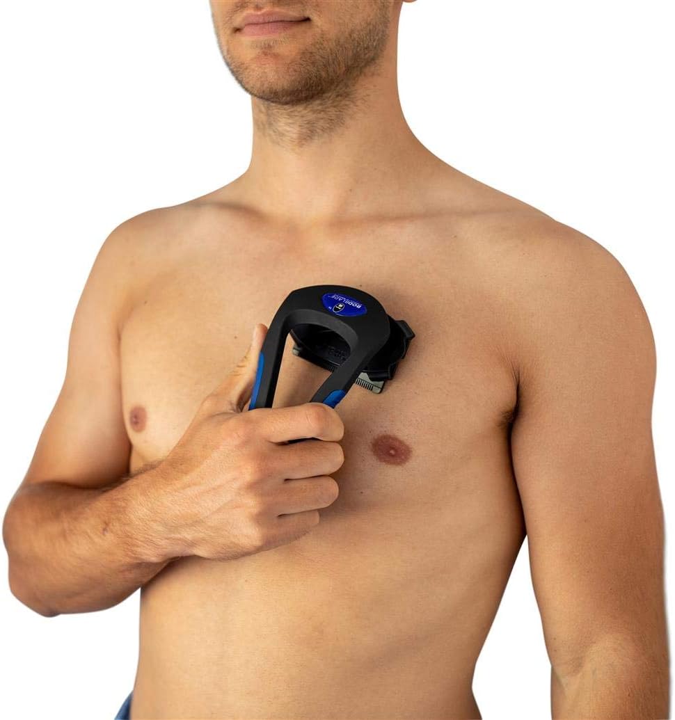 baKblade Grooming Co. BODblade Ergonomic Shaving Razor for Chest, Arms and Stomach Region