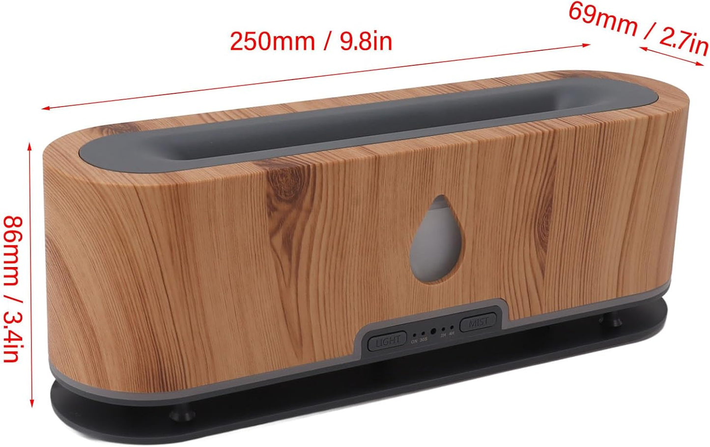 Mystical/Fantasy Aromatherapy Diffuser, Ultrasonic Oil Diffuser Decorative Noiseless 100 to 240V with Remote Control for Home Office (US Plug)
