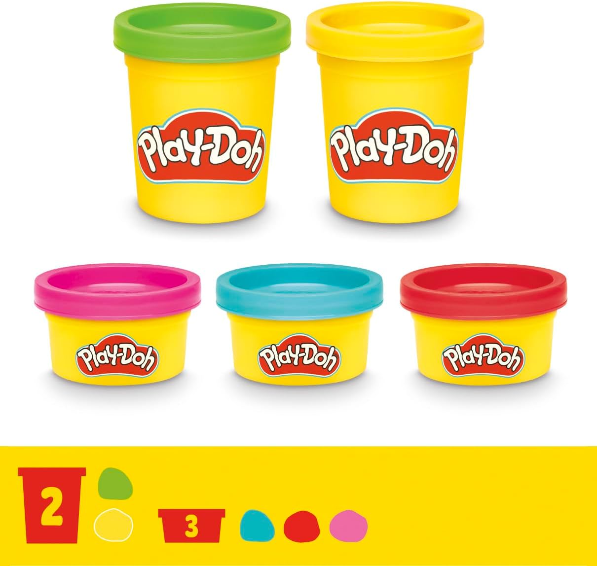 Play-Doh Swirlin' Smoothies Toy Blender Playset, Play Kitchen Appliances, Kids Arts and Crafts Toys for 3 Year Old Girls and Boys and Up