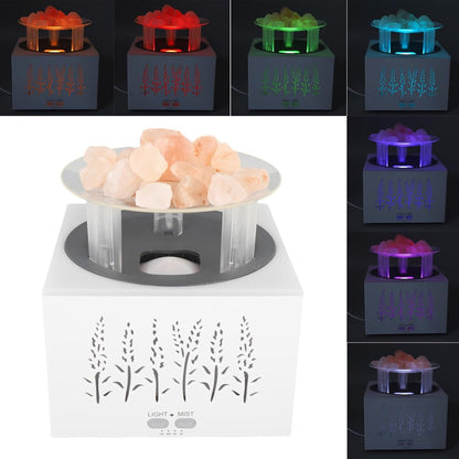 Smart Humidifier Diffusers 3 in 1 Air Purifier with Colorfule Lamp Auto Shut Off Remote Control Cool Mist Aromatherapy Diffuser for Home Bedroom Smart Humidifier 400ml Desk (EU Plug 100-240V)