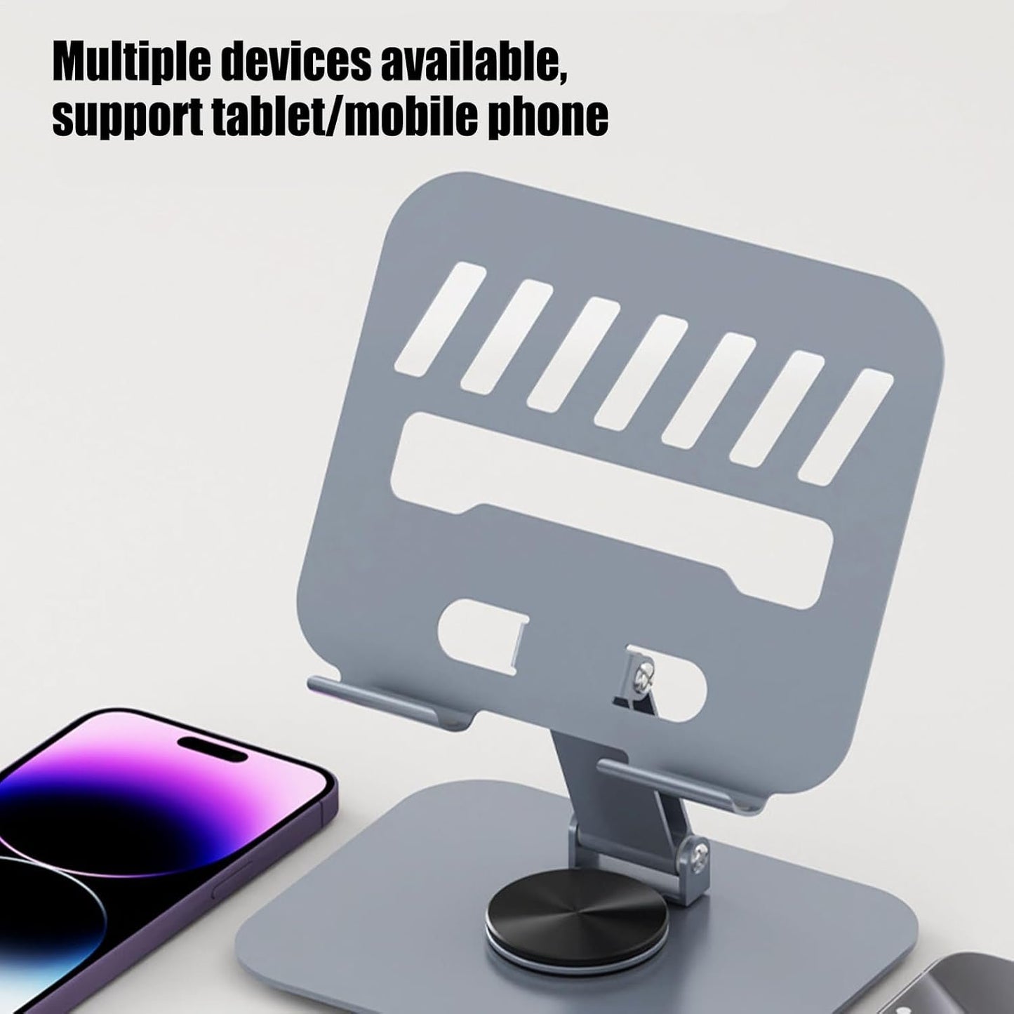Laptop Desk Stand | Non-Slip Notebook Holder,Ergonomic Desk Laptop Stand with 360Â° Rotating Base for Indoors, Workplace, Bedroom