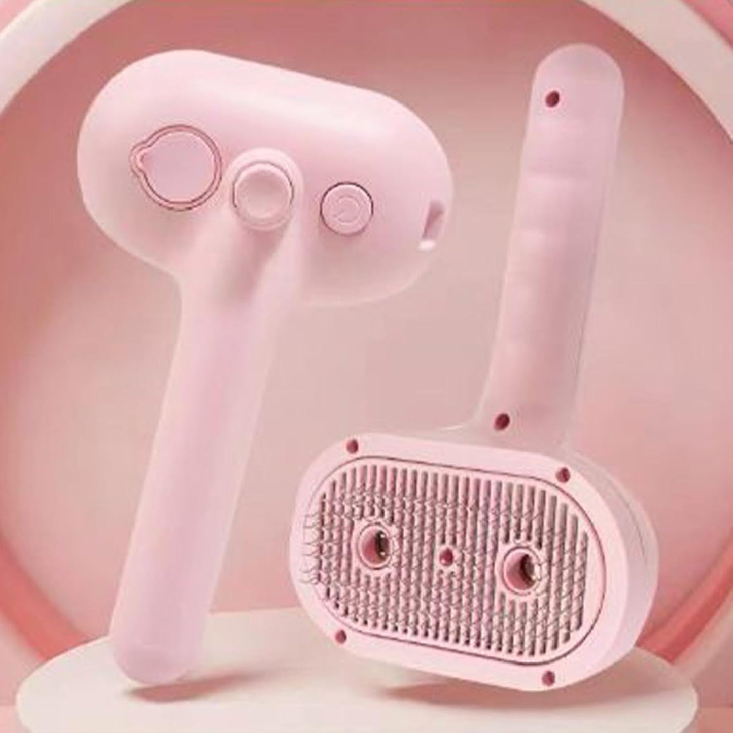 Cats Spray Brush, Multifunctional Dog Massager Brush, 7.48x4.33x2.68 Inches Ergonomic Design & Comfort, Pet Grooming Steamy Comb for a Pleasant Hygiene Experience.