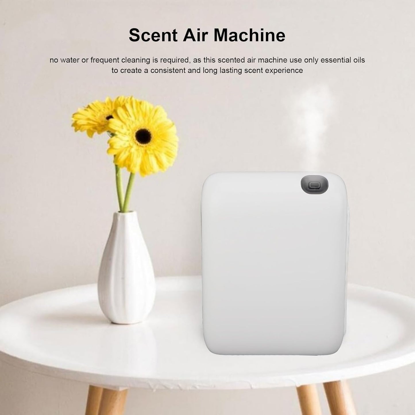 200ML Commercial Scent Air Machine, Aromatherapy Diffuser with Two-Fluid Atomization Tech, LCD Display, Bluetooth & App Control, Covering 400-500m³, for Home, Hotel, Office, Spa