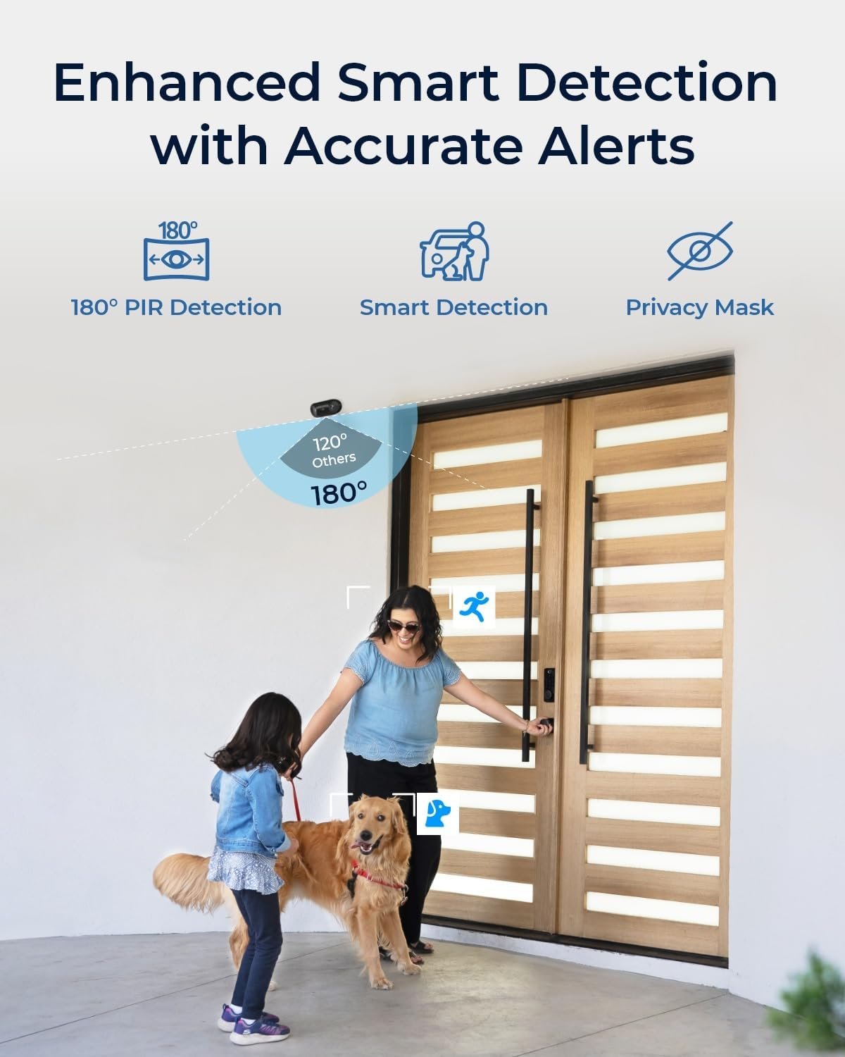 REOLINK 4K Solar Security Cameras Wireless Outdoor, 180Â° Blindspot-Free View, Spotlight Color Night Vision, Dual-Band Wi-Fi 6, Smart AI Detection, No Extra Fee, Argus 4 Pro+Solar Panel (ColorX Series)