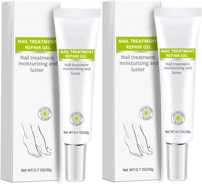 2PCS Nail Treatment Repair Gel, Fungal Nail Treatment Nail Repair Gel, Toe Be Health Instant 7 Days Beauty Gel, Toenail Treatment & Cure Under the Nail, for Damaged Nail.