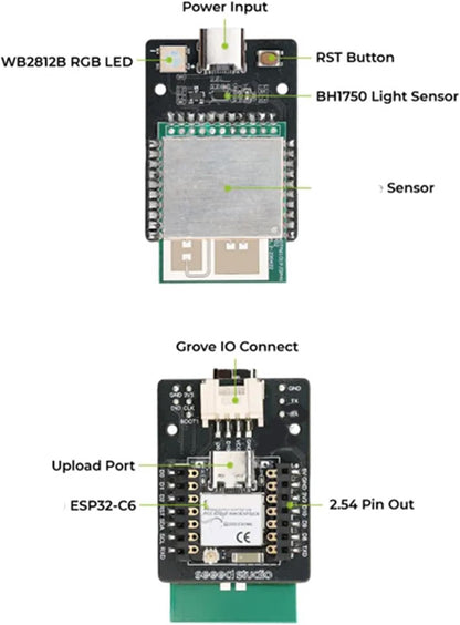 KEXIAO MR60BHA2 60GHz Millimeter Waving Sensoring for Breathing and Detection for Home Automation and Elderly Care