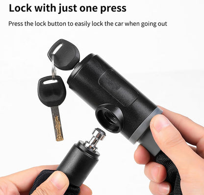 Bike Chain Lock, Anti Theft Locking Tool, 0.24x47.24 Inches Safety Supply High Security, Heavy Duty Chain for Road Bikes, Scooters, Electric Vehicles and Outdoor Protection
