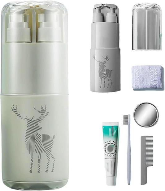 Camping Toiletries Kit, Portable Toiletry Kit, Travel Toiletry Kit, Travel Must-Haves Cup Set, Multi-Functional Travel Toiletry Set, Portable Toiletries Cup Set Home