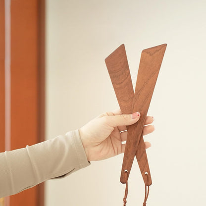 Wooden Turner,Wood Turners for Frying | Non-Scratch Cooking Flipper Tool, Kitchen Gadgets for Frying Pan and Wok