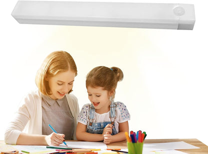 Nuytghr LED Motion Sensor Light, Under Cabinet Light, Wireless Smart Cabinet Lights, Motion Sensor Closet Lighting, Stick-on Indoor Lights for Stairs, Bedroom, Kitchen, and Hallway