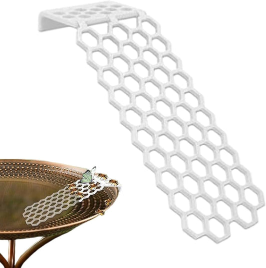 Bee Water Catcher - Floating Bee Drinking Ladder, Water Tool for Ponds | Yellow White Color Bees Watering Accessory, Bird Bath Waterr Collector, Pool Bees Feeding Solution