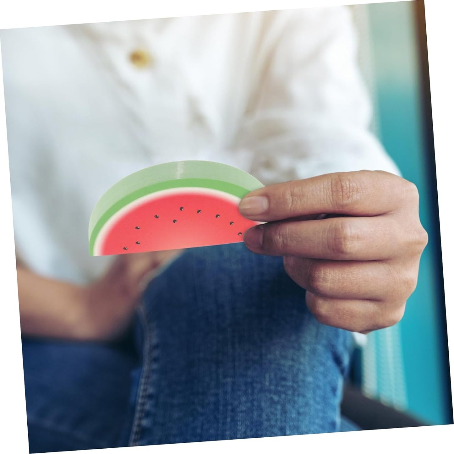 Generic DIY Cartoon Watermelon Notepad Tearable Daily Planner Memo Pads for Grocery Lists Portable Design for Easy Organization and Planning present for