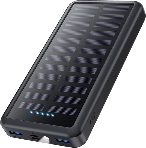 Power Bank 42800mAh Portable Charger,PD 3.0 Fast Charging Battery Pack Cell Phone Charger, 3 Outputs Solar Charger with LED Flashlight for iPhone 16/15/14/13/12, Samsung Google Android Phone