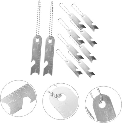 POPETPOP Flint Scraper Camping Rod Outdoor Accessories Outdoor Tools Flints Stones Matchstick Fire Starting Fire