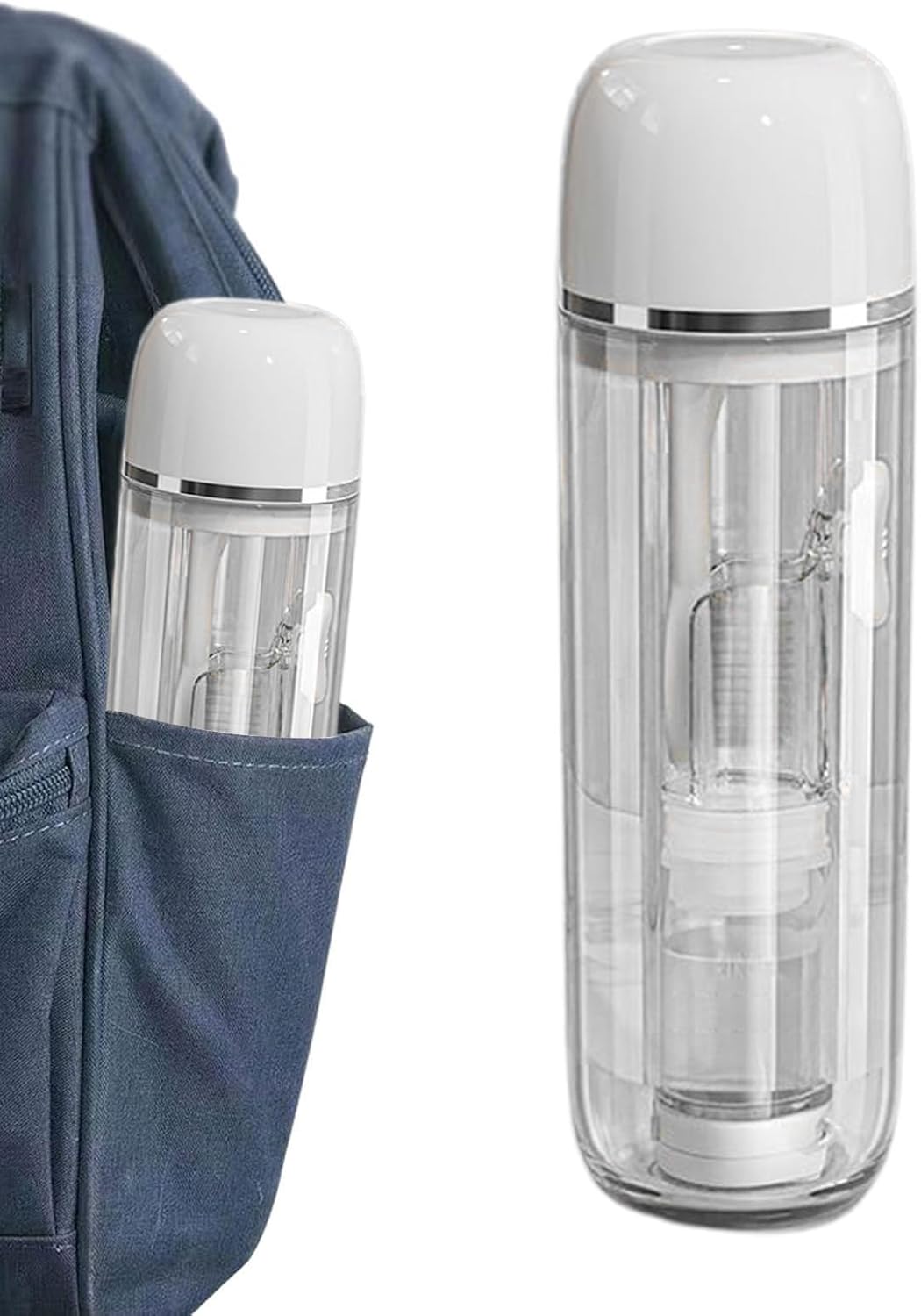 Travel Toothbrush Set, Folding Brush Case, Multi-Function Storage, Portable Oral Care Kit, Ideal for Home, Business Trips, Camping, School Use 6.34x1.89x1.89 Inch