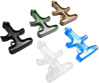 5 Pack Mixed Colors Portable Self Defense Stinger Duron Steel Drill POM Protect Combat Tool Key Chain Outdoor Camping Survival Tactical Kits, Mixed Colors, Medium