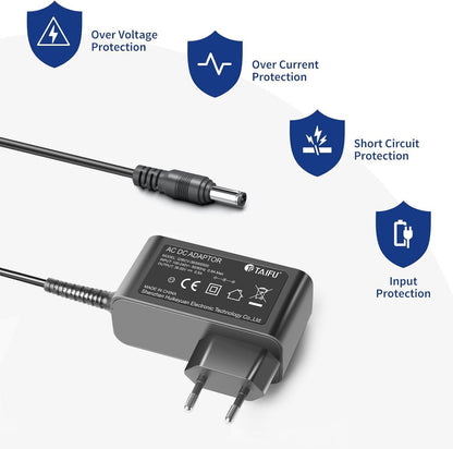 TAIFU 36 V 500MA Charger for Mibode V28, Anyson Stars 5 Anyson Vortex 7, Laresar Ultra 7, HOMPANY SmartVac11, Smoture VAC01 VAC02, Chebio V18 Wireless Vacuum Cleaner Power Supply Charger