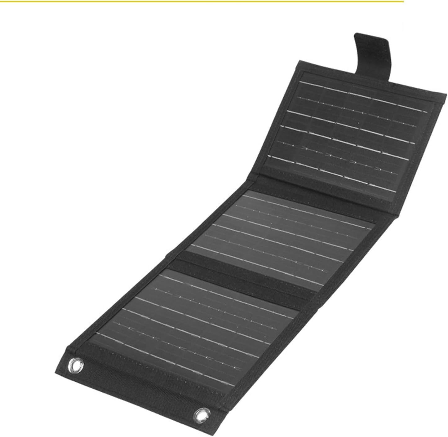 High-Capacity Battery Pack - Foldable Solar Panels Charger | Portable Outdoor Camping Charging Device Portable for Tablets Smartwatches, emrgency powerr Source, High-Capacity Solar Charger for Travel
