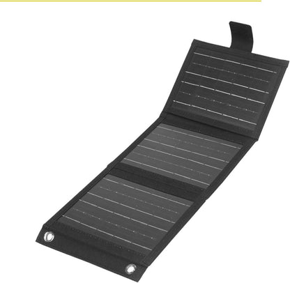 High-Capacity Battery Pack - Foldable Solar Panels Charger | Portable Outdoor Camping Charging Device Portable for Tablets Smartwatches, emrgency powerr Source, High-Capacity Solar Charger for Travel