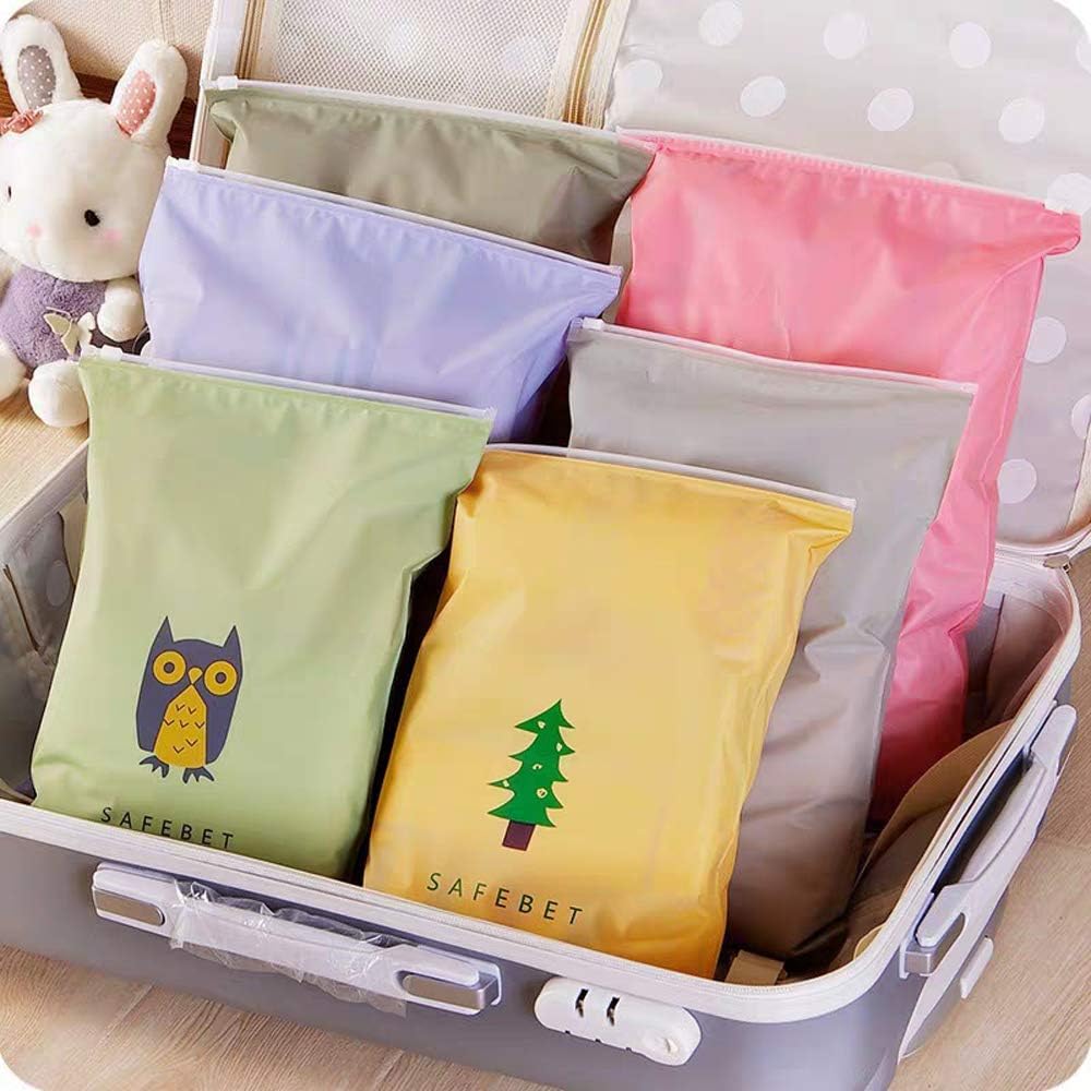 ZOCONE Shoe Bags, 10 Pieces Shoe Bags, Travel Shoe Bags, Waterproof and Dustproof with Transparent Window, Suitable for Storing Shoes (C), a, Footwear Bag