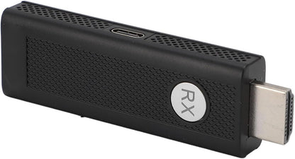 HDMI Transmitter and Receiver, Plug and Play Portable 2.4Ghz 5GHz HDMI Extender Kit for Streaming Video and Audio to Monitor TV Projector