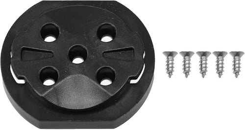 Cycling Computer Mount, Black Nylon Bike Computer Replacement Bike Mount Fixed Mount for Garmin Bike Parts for Bryton