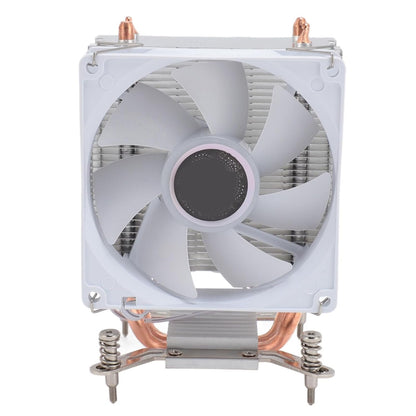 SPYMINNPOO CPU Cooler, Single Fan 90mm 2 Heat Pipes 3 Wire Computer CPU Cooling Fans Hydraulic for 775 1150 1151