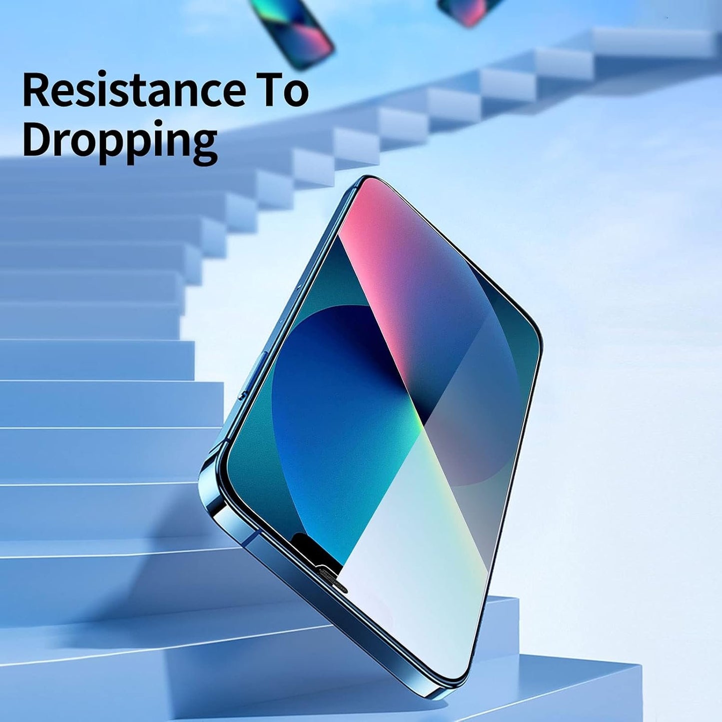 NEW'C 3 Pack Designed for iPhone 14, iPhone 13, iPhone 13 Pro Screen Protector (6.1 inches), Tempered Glass,Case Friendly Scratch-proof, Bubble Free, Ultra Resistant