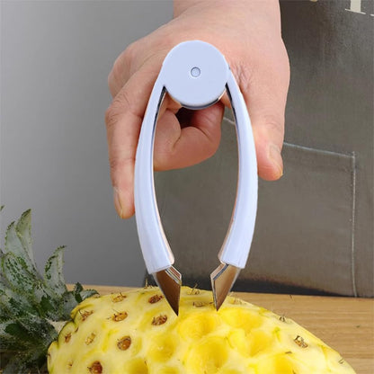 Pineapple Eye Remover,Multifunctional Stainless Steel Cutter and Fruit Corer,strawberry stem remover tool Pineapple Eye Peeler Tweezers Kitchen Gadget Easy to Use