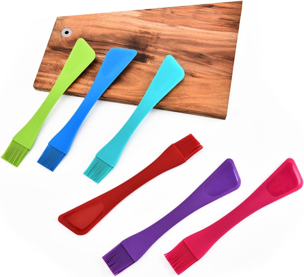 Toddmomy 2 Pezzi pennello da imbastitura in silicone Gadget da cucina piccolo Utensili da cucina cooker barbrcue bicchiere Pennello da forno pennello da in silicone Blue