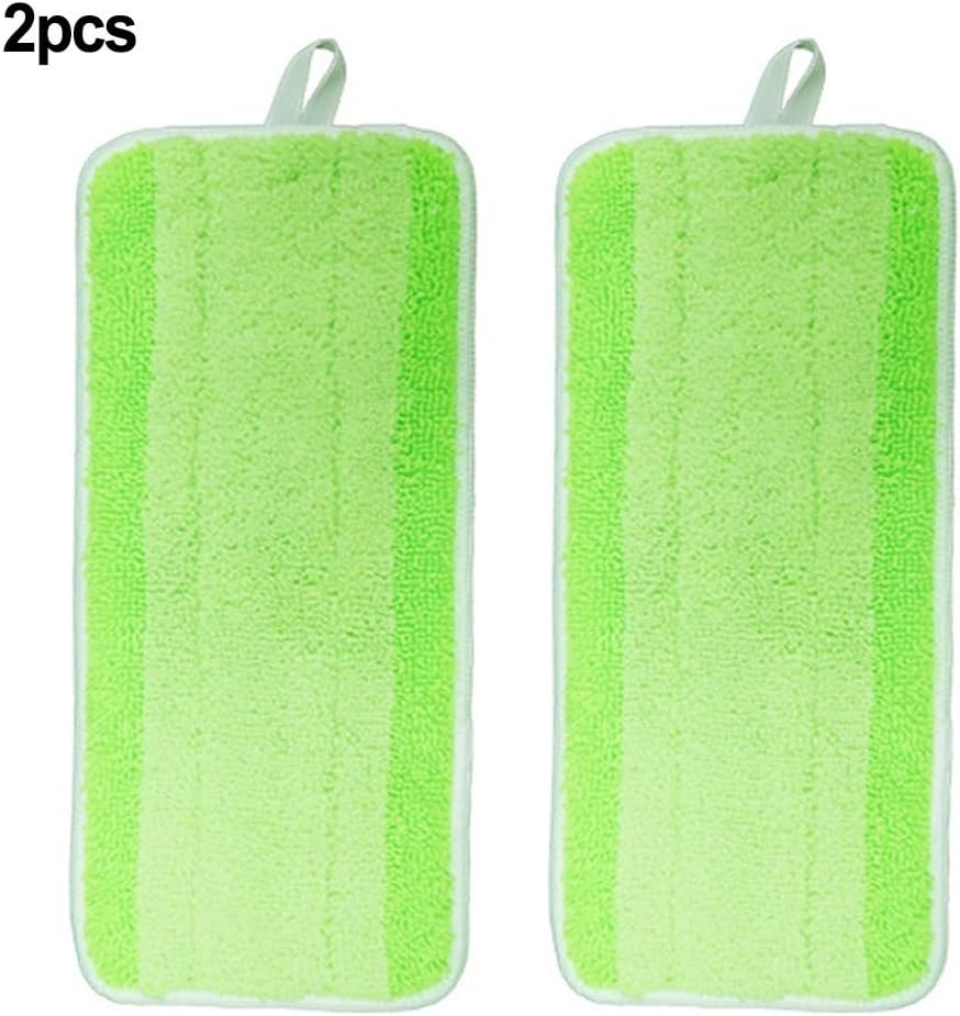 Cleaning Essential, 2 panni piatti in microfibra progettati per l'uso con prodotti Bon A su vari tipi di pavimento (bordo bianco)