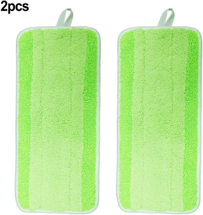 Cleaning Essential, 2 panni piatti in microfibra progettati per l'uso con prodotti Bon A su vari tipi di pavimento (bordo bianco)